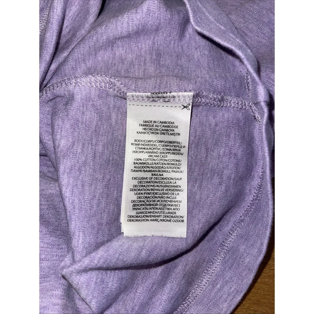 Polo Ralph Lauren Custom Slim Fit Tshirt Men Large Purple Flesh Pony